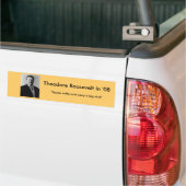 Theodore Roosevelt voor President Bumpersticker (Op Truck)