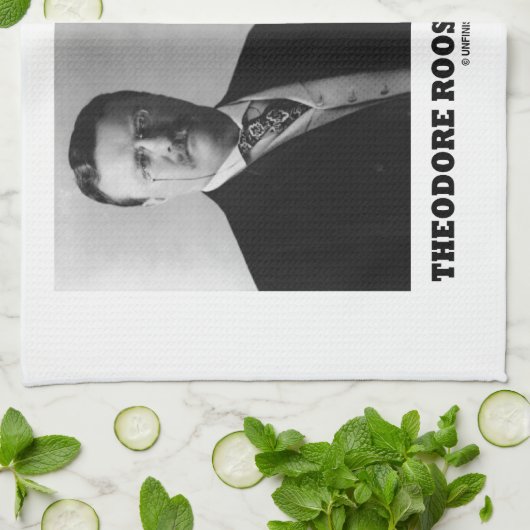 Theodore Roosevelt Wish Doctrine Strenuous Life Theedoek (Gevouwen)