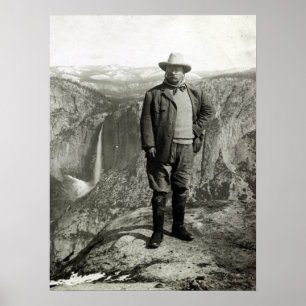 Theodore Roosevelt Yosemite Poster