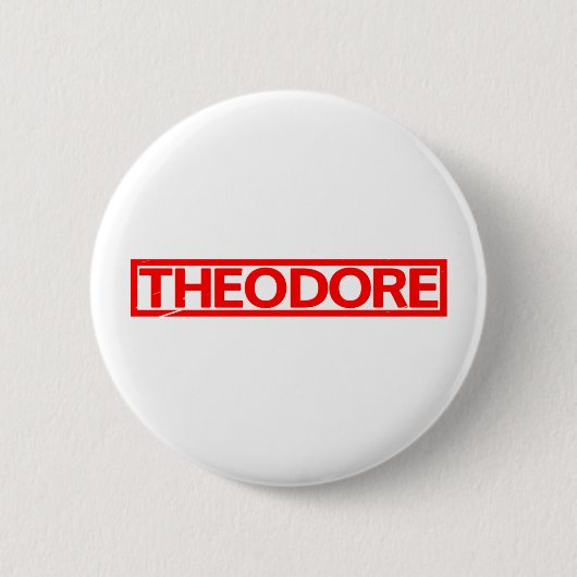 Theodore Stamp Ronde Button 5,7 Cm (Voorkant)