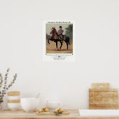 Theodore (Teddy) Roosevelt op Horseback Poster (Keuken)