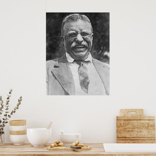 Theodore "Teddy" Roosevelt Poster (Keuken)