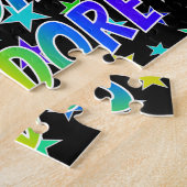 "THEODORE" Voornaam, Fun "HAPPY BIRTHDAY" Legpuzzel (Zijkant)