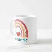 Theodoric Boho Rainbow Koffiemok (Voorkant links)