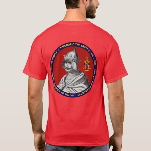 Theodoric the Great Portrait Seal Shirt (Achterkant)