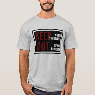 Theologie en biologie t-shirt