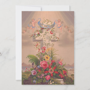 Theologische deugden Geloof, Hoop en Liefdadigheid Kaart