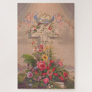 Theologische deugden Geloof, Hoop en Liefdadigheid Legpuzzel