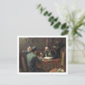 Theologische discussie, 1888 briefkaart (Staand voorkant)