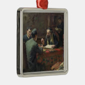 Theologische discussie, 1888 metalen ornament (Rechts)