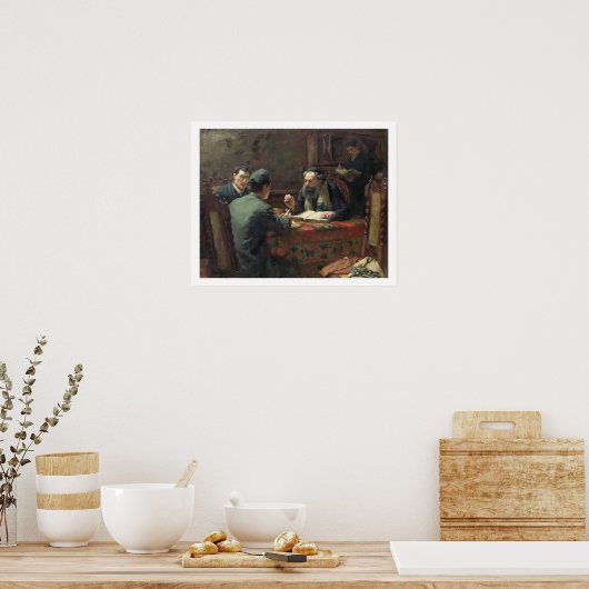 Theologische discussie, 1888 poster (Keuken)