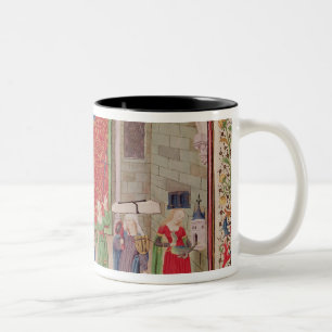 Theologische en Kardinale Virtualisatie Tweekleurige Koffiemok