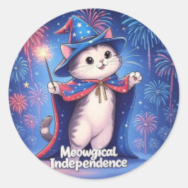 Theologische onafhankelijkheid - Patriottische Tov Ronde Sticker