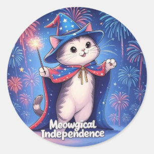 Theologische onafhankelijkheid - Patriottische Tov Ronde Sticker