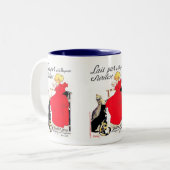 Théophile Alexandre Steinlen Tweekleurige Koffiemok (Voorkant links)