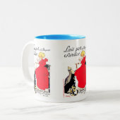 Théophile Alexandre Steinlen Tweekleurige Koffiemok (Voorkant links)