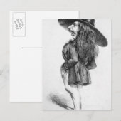 Theophile Gautier Briefkaart (Voorkant / Achterkant)