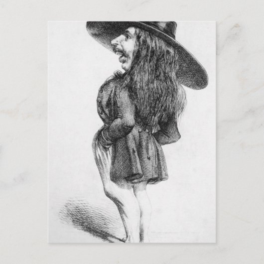 Theophile Gautier Briefkaart (Voorkant)