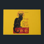 Theophile Steinlen - De Zwarte Kat Vintage Deurmat<br><div class="desc">Vintage poster voor een tour van Le Chat Noir (Zwarte Kat) - Theophile Alexandre Steinlen,  1896</div>