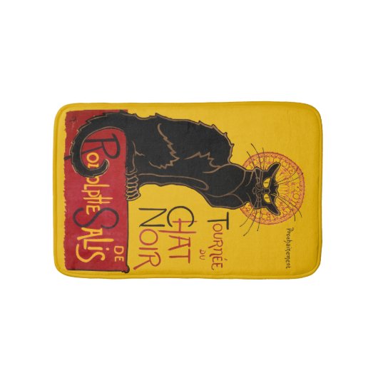 Theophile Steinlen - Le Chat Noir  Badmat (Voorkant)