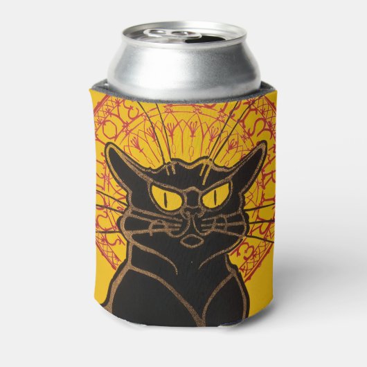 Theophile Steinlen - Le Chat Noir  Blikjeskoeler (Blikje Achterkant)