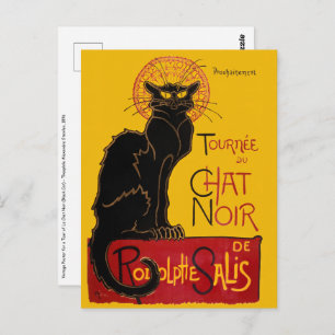 Theophile Steinlen - Le Chat Noir  Briefkaart