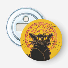 Theophile Steinlen - Le Chat Noir  Button Flesopener