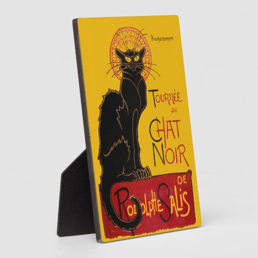 Theophile Steinlen - Le Chat Noir  Fotoplaat (Zijkant)