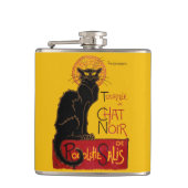 Theophile Steinlen - Le Chat Noir  Heupfles (Voorkant)