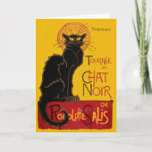 Theophile Steinlen - Le Chat Noir Kaart (Voorkant)