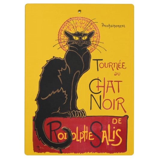Theophile Steinlen - Le Chat Noir Klembord (Achterkant)