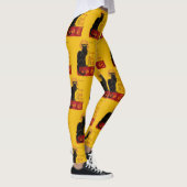 Theophile Steinlen - Le Chat Noir  Leggings (Rechts)
