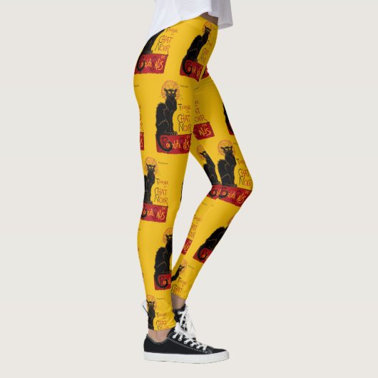 Theophile Steinlen - Le Chat Noir  Leggings (Rechts)