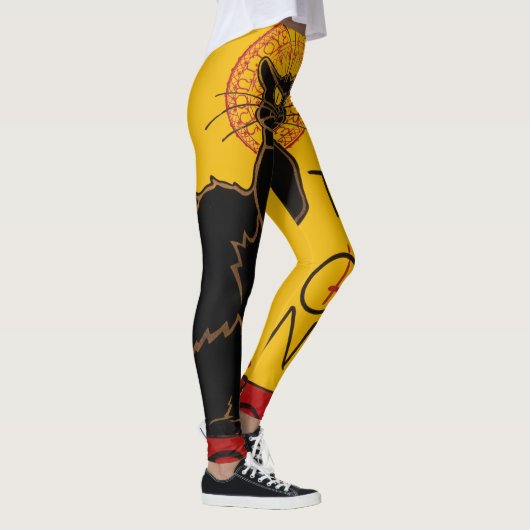 Theophile Steinlen - Le Chat Noir  Leggings (Rechts)