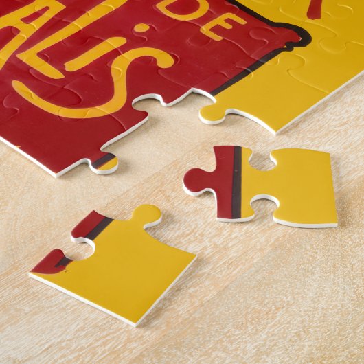 Theophile Steinlen - Le Chat Noir  Legpuzzel (Zijkant)