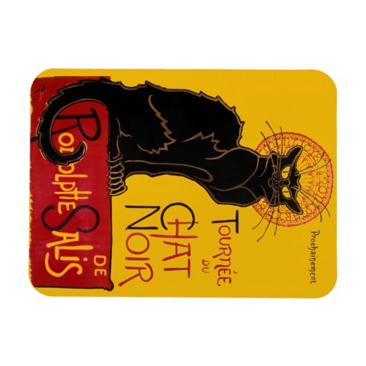 Theophile Steinlen - Le Chat Noir  Magneet (Horizontaal)