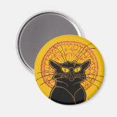 Theophile Steinlen - Le Chat Noir  Magneet (Voorkant / Achterkant)