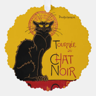 Theophile Steinlen - Le Chat Noir Ornament Kaart
