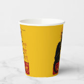 Theophile Steinlen - Le Chat Noir Papieren Bekers (Links)