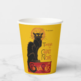 Theophile Steinlen - Le Chat Noir  Papieren Bekers