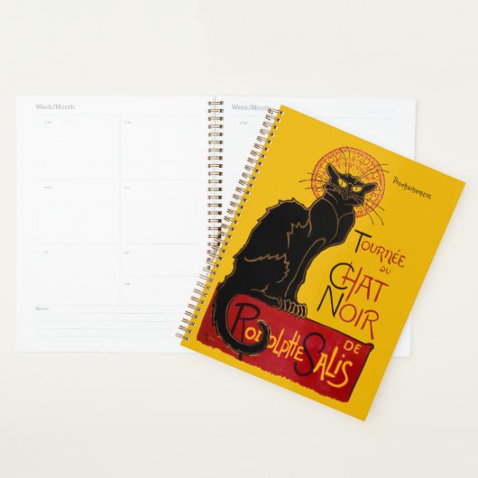 Theophile Steinlen - Le Chat Noir  Planner (Display)