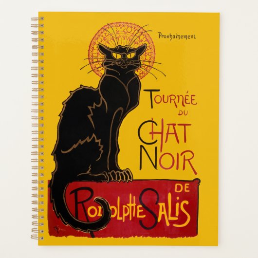 Theophile Steinlen - Le Chat Noir  Planner (Voorkant)