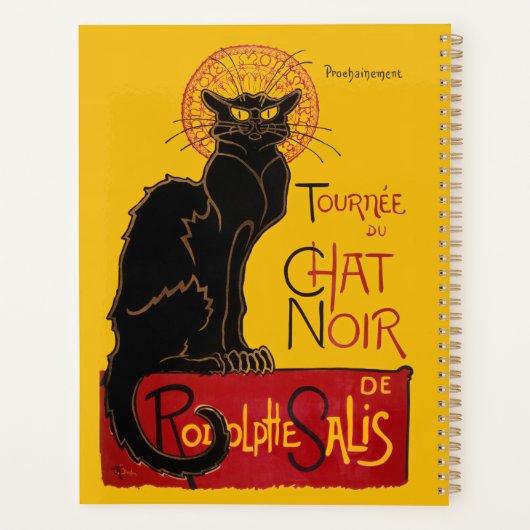 Theophile Steinlen - Le Chat Noir  Planner (Achterkant)
