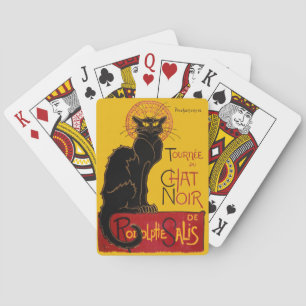 Theophile Steinlen - Le Chat Noir  Pokerkaarten
