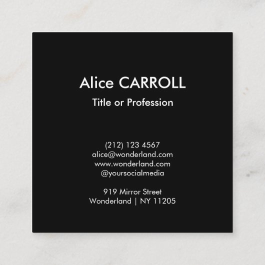 Theophile Steinlen - Le Chat Noir - QR-code Vierkante Visitekaartje (Achterkant)