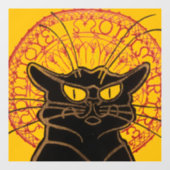 Theophile Steinlen - Le Chat Noir  Raamsticker (Vel)