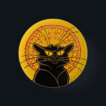 Theophile Steinlen - Le Chat Noir Ronde Button 3,2 Cm<br><div class="desc">Vintage poster voor een rondleiding van Le Chat Noir (Black Cat) - Theophile Alexandre Steinlen, 1896</div>