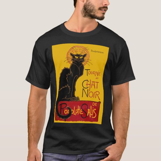 Theophile Steinlen - Le Chat Noir  T-shirt (Voorkant)