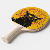 Theophile Steinlen - Le Chat Noir Tafeltennisbatje (Voorkant Gekanteld)