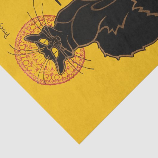 Theophile Steinlen - Le Chat Noir Tissuepapier (Detail)